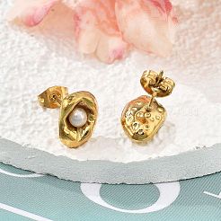 304 Stainless Steel Stud Earrings&nbsp;EJEW-S246-06G