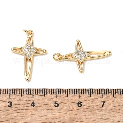 SHEGRACE Brass Clear Cubic Zirconia Pendants&nbsp;XGRQ3K279-560G