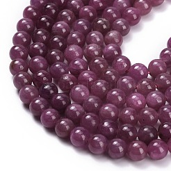 Natural Ruby Beads Strands&nbsp;G-L631-A01-5mm-AA