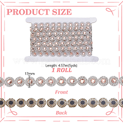 5 Yards Self Adhesive Sewing Trim Hotfix Rhinestone Tape&nbsp;DIY-PH0030-59
