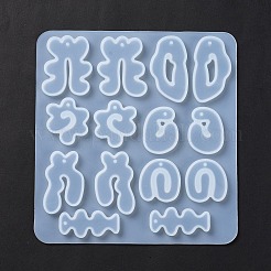 DIY Irregular Shape Pendant Silicone Molds&nbsp;DIY-F134-05C