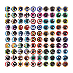 1 Bag Glass Cabochons&nbsp;GGLA-PH0001-76