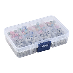 480Pcs 8 Style Luminous Acrylic Beads&nbsp;MACR-YW0002-11