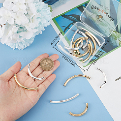 16Pcs 4 Style Brass Tube Beads&nbsp;KK-BBC0010-70