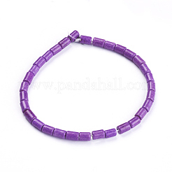 Synthetic Howlite Beads Strands&nbsp;G-F647-12C