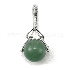 Natural & Synthetic Mixed Stone Ball Pendants&nbsp;G-D102-04P