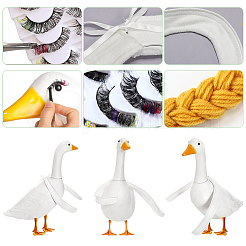 1Pc Polyester Articulated Goose Wings&nbsp;AJEW-WR0003-40