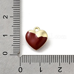 Alloy Enamel Charms&nbsp;PALLOY-R157-03G-03