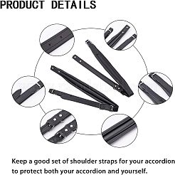 PU Leather Accordion Shoulder Harness Straps&nbsp;FIND-WH0052-84A