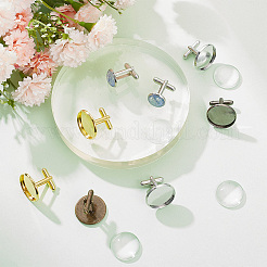 DIY Blank Dome Cufflinks Making Kit&nbsp;DIY-HY0001-79