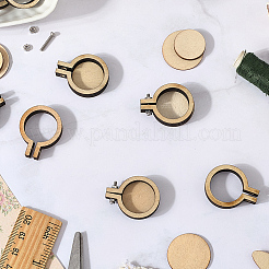 20Pcs Wood Embroidery Hoop&nbsp;DIY-CP0012-36