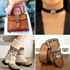 11 Style Flat Round Alloy Enamel Coin Screwback Rivets&nbsp;FIND-TA0003-97