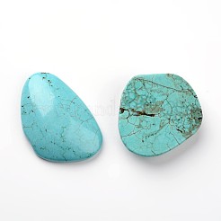 Dyed Natural Howlite Nuggets Cabochons&nbsp;X-G-F258-02