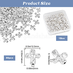 80Pcs Alloy Beads&nbsp;TIBEB-SP0001-14AS