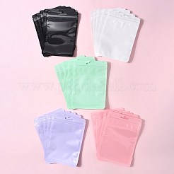 60Pcs 5 Colors Plastic Packaging Yin-yang Resealable Bags&nbsp;OPP-FS0001-20