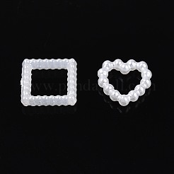 ABS Plastic Imitation Pearl Beads&nbsp;OACR-T030-17M