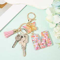 Zinc Alloy Tassel Keychain&nbsp;KEYC-WH20004-12P