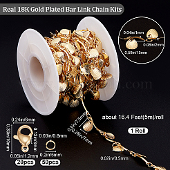 DIY Shell Charms Chain Bracelet Necklace Making Kit&nbsp;DIY-BBC0001-64
