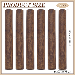 Black Walnut Round Stick&nbsp;WOOD-WH0131-39