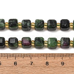 Natural Ruby in Zoisite Beads Strands&nbsp;GG-CBAC972-A17-01