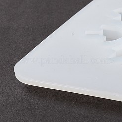 Key & Snowflake Shape DIY Pendant Silicone Molds&nbsp;DIY-F114-17