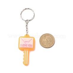 Envelope Key with Word I Love You Resin Charms Keychain&nbsp;KEYC-JKC00386