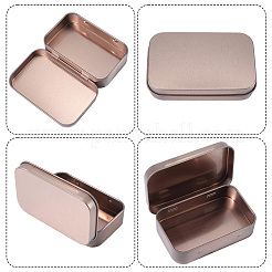 4Pcs Iron Jewelry Storage Boxes with Hinged Lid&nbsp;CON-SP0001-20C