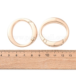 Alloy Spring Ring Clasps&nbsp;AL-B004-01KCG-B