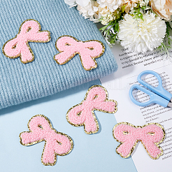 12Pcs Bowknot Towel Cloth Computerized Embroidery Cloth Iron On/Sew On Patches&nbsp;DIY-CY0001-14