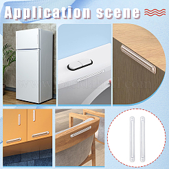8Pcs Self-adhesive Silicone Anti-collision Strips&nbsp;SIL-GA0001-28