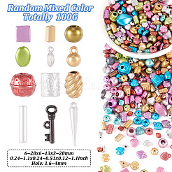 100G Opaque Acrylic Beads&nbsp;MACR-TA0001-52