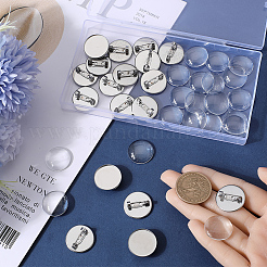 DIY Blank Dome Brooch Making Kit&nbsp;DIY-SC0023-85
