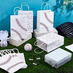 16Pcs Baseball Paper Bags&nbsp;DIY-PH0032-51