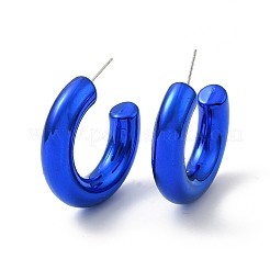 Ring Acrylic Stud Earrings&nbsp;EJEW-P251-07