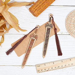 Sword Bamboo Bookmarks&nbsp;AJEW-WH0291-91