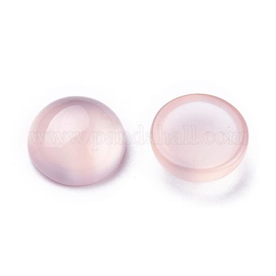Natural Chalcedony Cabochons&nbsp;G-P393-R56-10MM-A-1