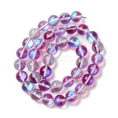 Synthetic Moonstone Beads Strands&nbsp;G-E573-02C-32-1