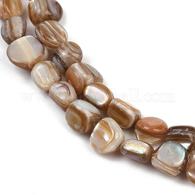 Natural Trochus Shell Beads Strands&nbsp;BSHE-Q050-01A-1