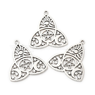Tibetan Style Alloy Pendants&nbsp;PALLOY-I220-04AS-1
