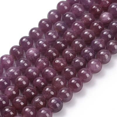Natural Ruby Beads Strands&nbsp;G-L631-A01-6mm-AA-1