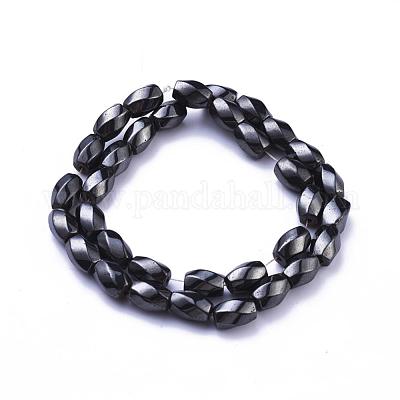Magnetic Synthetic Hematite Beads Strands&nbsp;IM8x12mm602-1