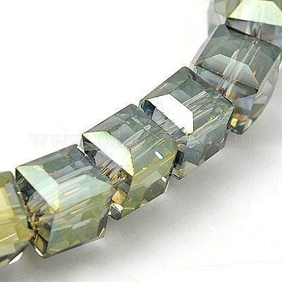 Electorplated Glass Beads&nbsp;EGLA-E006-3M-1