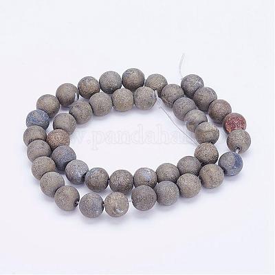 Natural Pyrite Bead Strands&nbsp;G-G670-09-10mm-1
