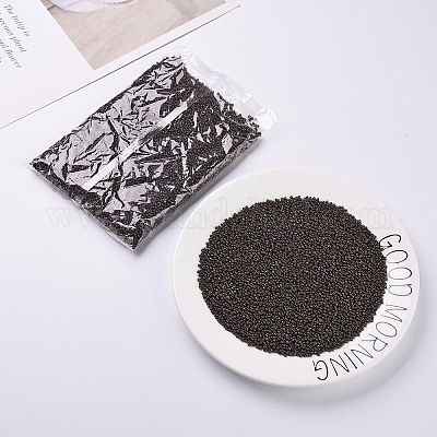 Baking Paint Glass Seed Beads&nbsp;SEED-S001-K18-1