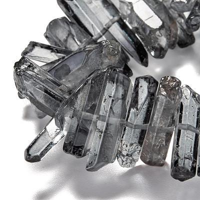 Natural Quartz Crystal Points Beads Strands&nbsp;G-K181-B08-1