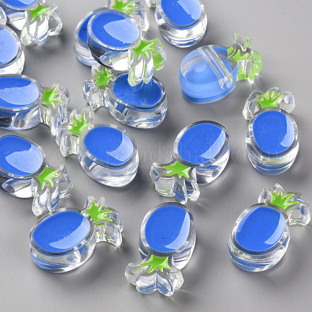 Transparent Enamel Acrylic Beads&nbsp;TACR-S155-002K-1