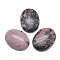 Natural Rhodonite Cabochons, Oval, 40x30x7.5~8mm