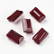 K9 Glass, Imitation Austrian Crystal Beads, Grade AAA, Faceted, Rectangle, Dark Red, 10x15.5x7mm, Hole: 0.9~1mm
