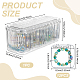 Rectangle Plastic Bangle Organizer Boxes&nbsp;CON-WH0107-91-3