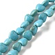 Synthetic Turquoise Dyed Beads Strands&nbsp;G-E594-09-1